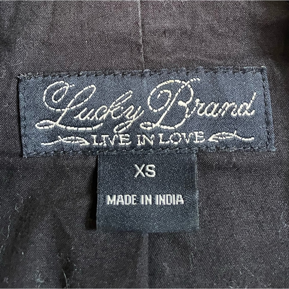 Lucky Brand Leather Moto Jacket XS - Picture 5 of 6